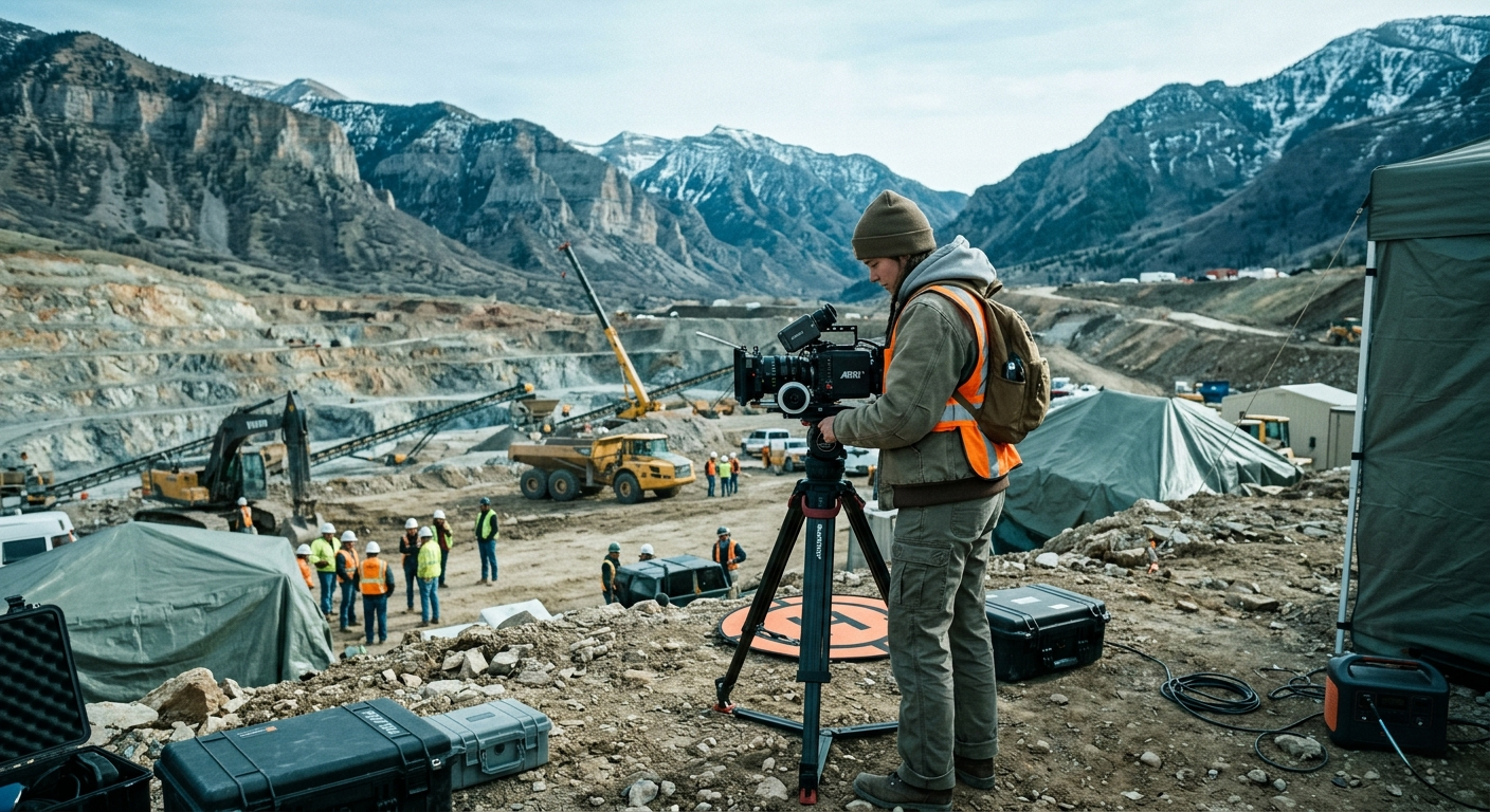 Utah contractor working on construction site